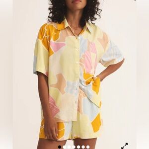 Z Supply Linen Short Set